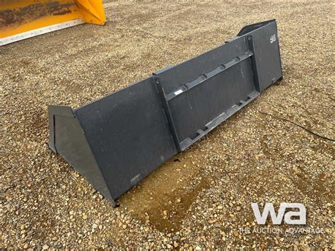 used skid steer snow bucket